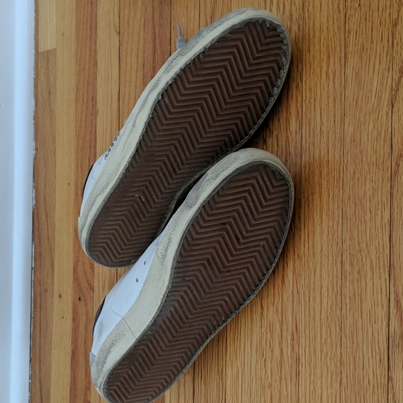 Golden Goose Black & White Superstar Sneakers size 9/39 - Picture 4 of 6